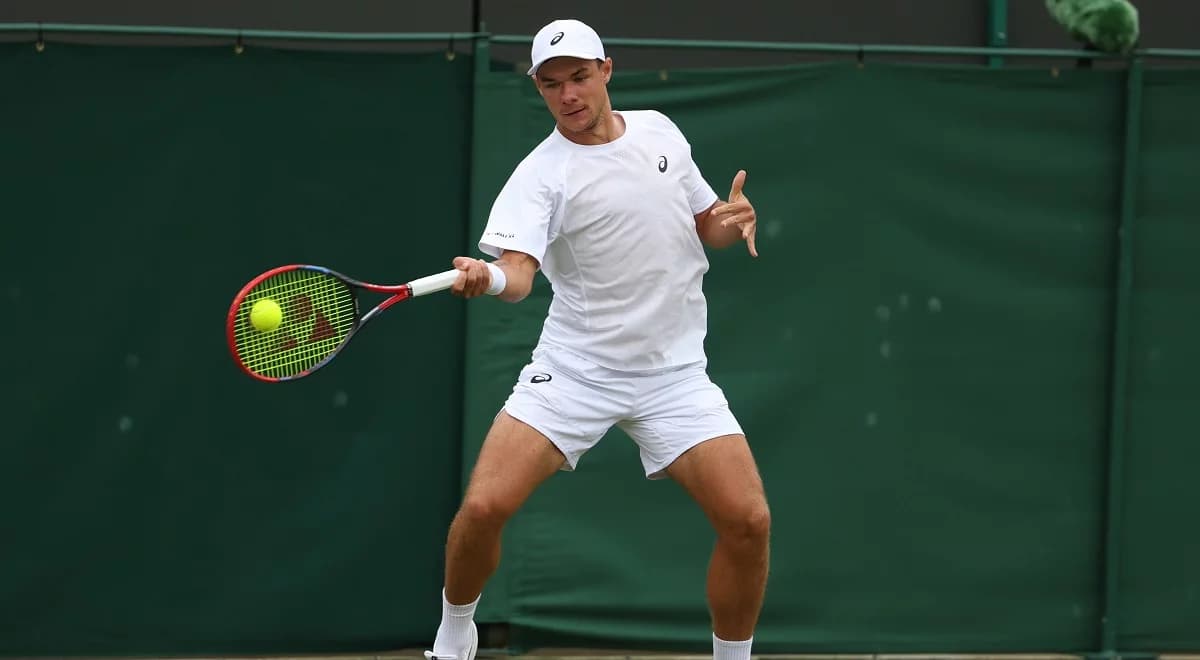 Kamil Majchrzak żegna się z Wimbledonem. Koniec pięknego snu Polaka
