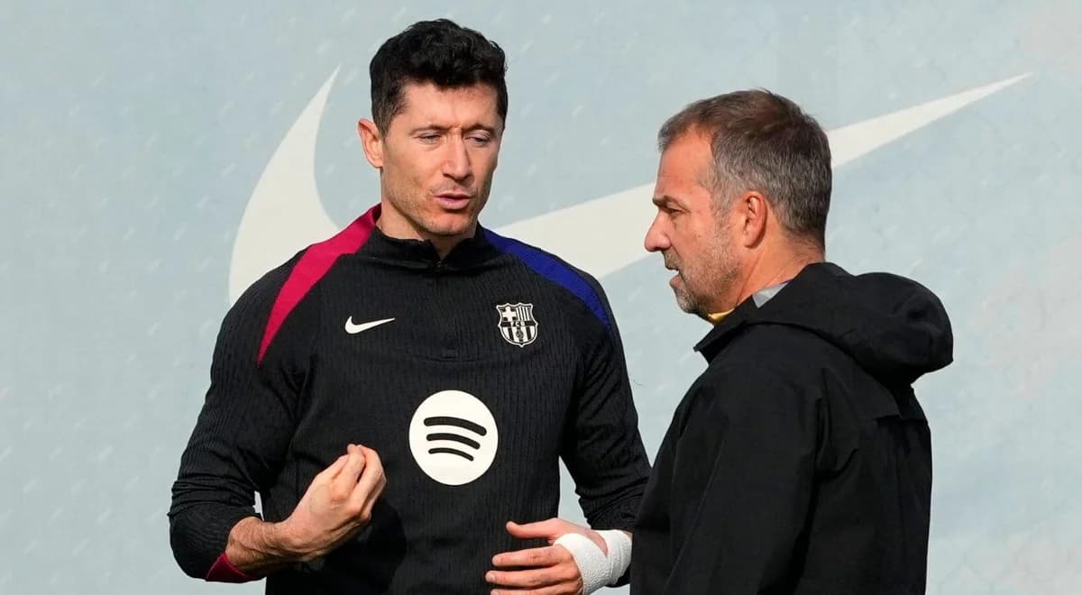 To dlatego Lewandowski chce odejść z Barcelony? Chodzi o relacje Polaka z Flickiem