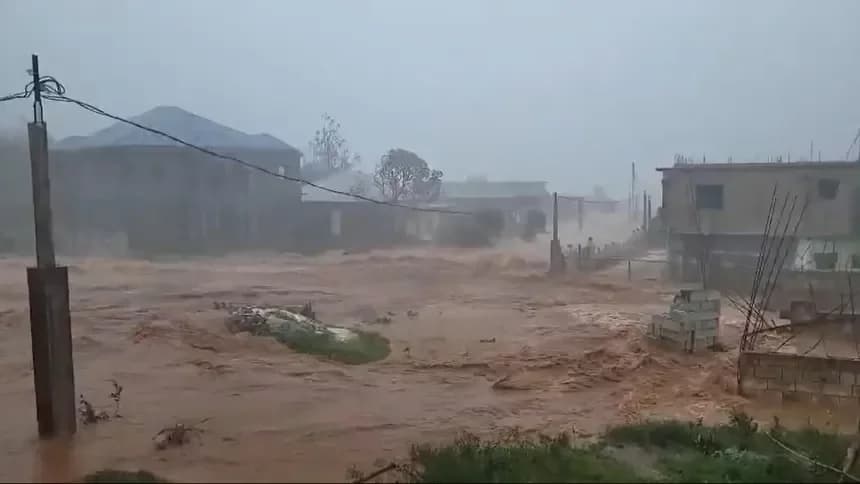 Żywioł niszczy Jamajkę. Huragan Melissa uderzył