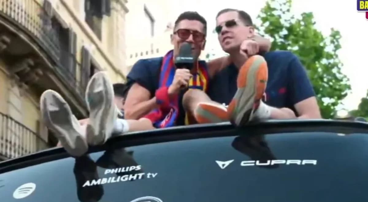 Żart Szczęsnego, Lewandowski parodiował Tomaszewskiego. Absolutne kino