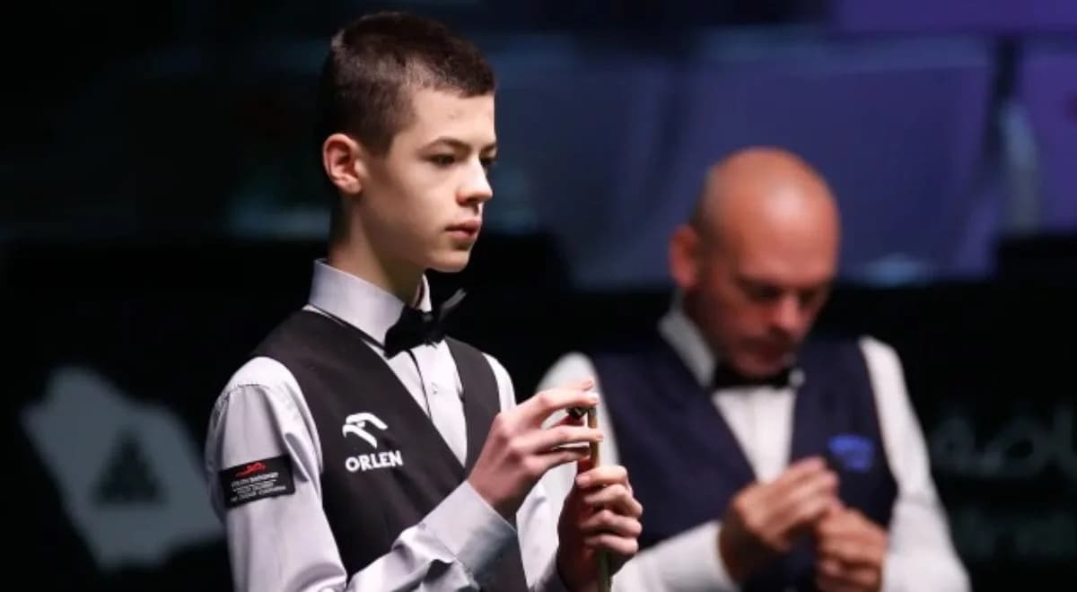 Zrobił to. 15-letni Polak pisze niesamowitą historię snookera