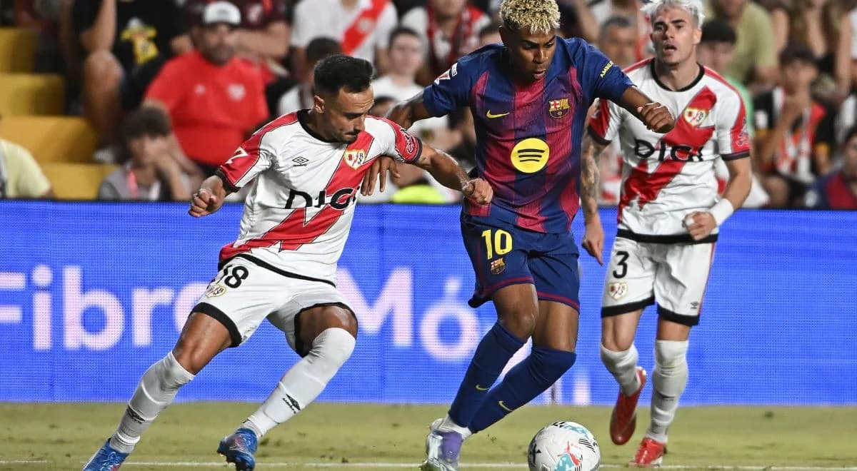 Gole z meczu Rayo - Barcelona. Zobacz wideo bramek 