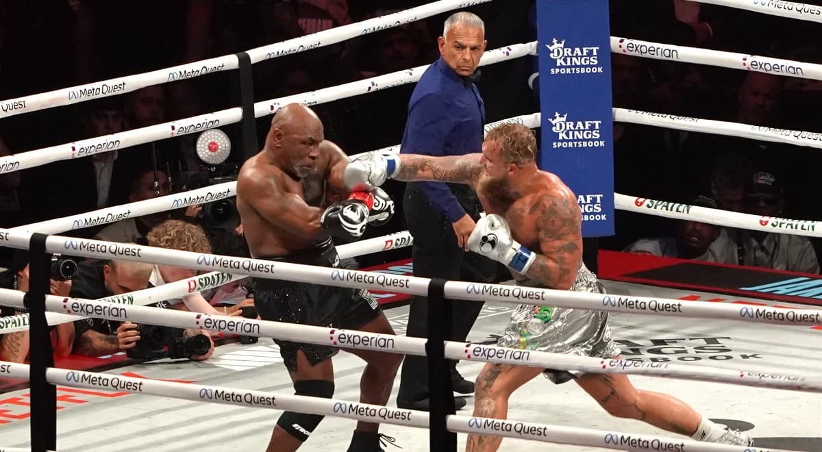 Mike Tyson - Jake Paul. "Bestia" wróciła na ring. Nokautu tym razem nie było