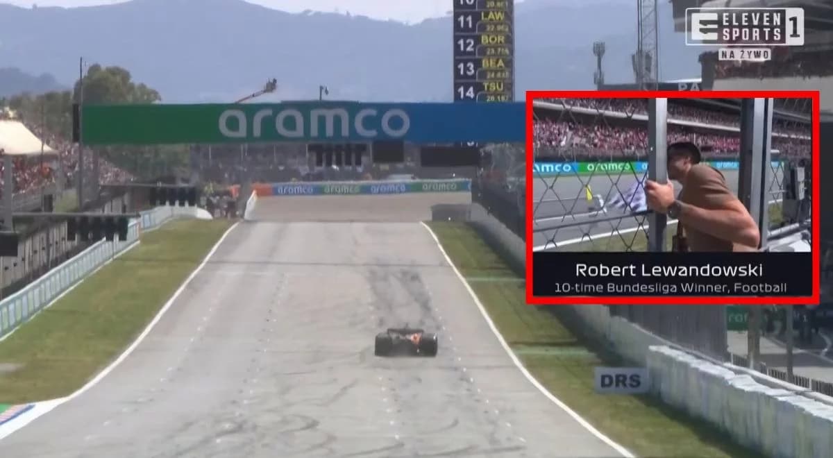 Wyjątkowy zaszczyt spotkał Lewandowskiego. Specjalna chwila na F1