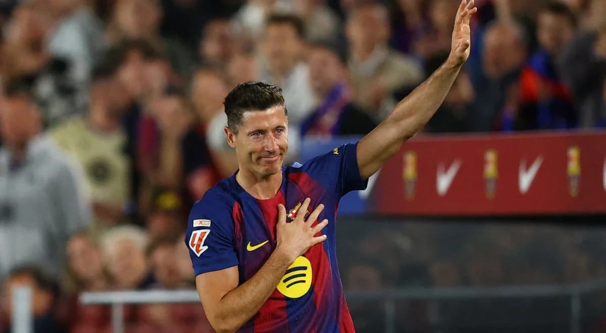 Wzruszająca przemowa Lewandowskiego. Camp Nou wybuchło [WIDEO]