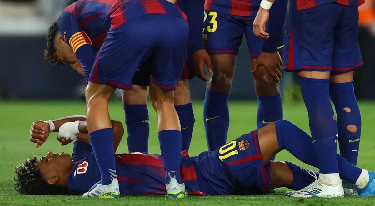 Barcelona zwycięska. Dramat Yamala, Lewandowski widzem 