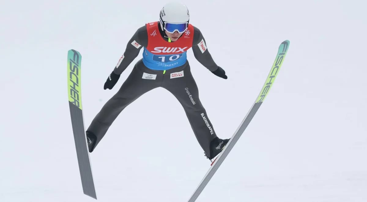 Ten skok Kamila Waszka robi furorę. Tak 19-latek pobił rekord Średniej Krokwi [WIDEO]
