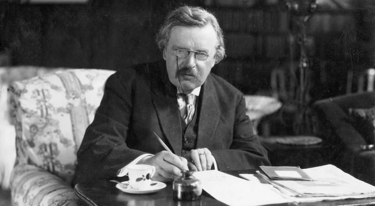 Gilbert Keith Chesterton. W Polsce drugi po Panu Bogu