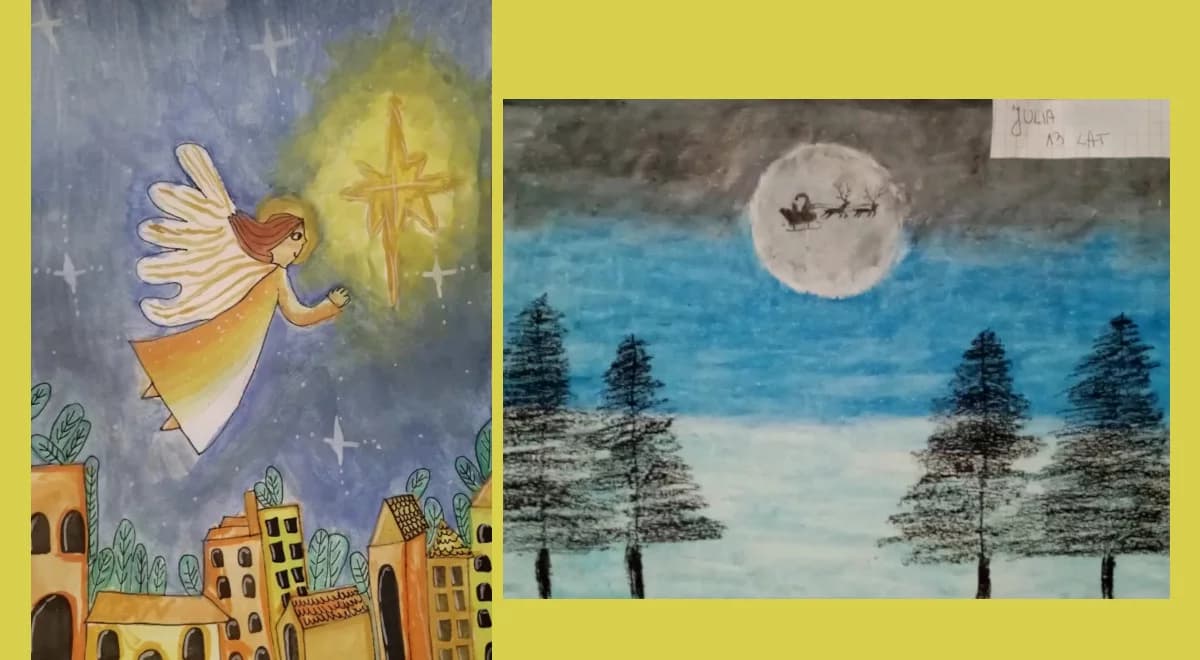 Akcja charytatywna "Choinki Jedynki" 2025. Nagrodzone prace - 3 grudnia