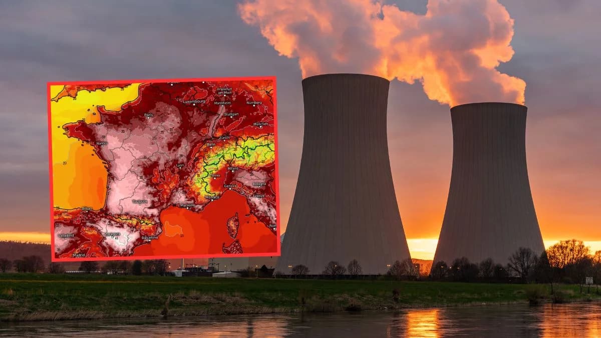 Francja szykuje się na rekord ciepła. Zamknięto elektrownię jądrową