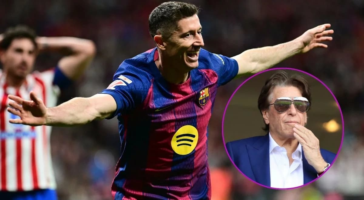 Wcale nie chodzi tylko o Lewandowskiego. Agent Polaka na meczu Barcelony 