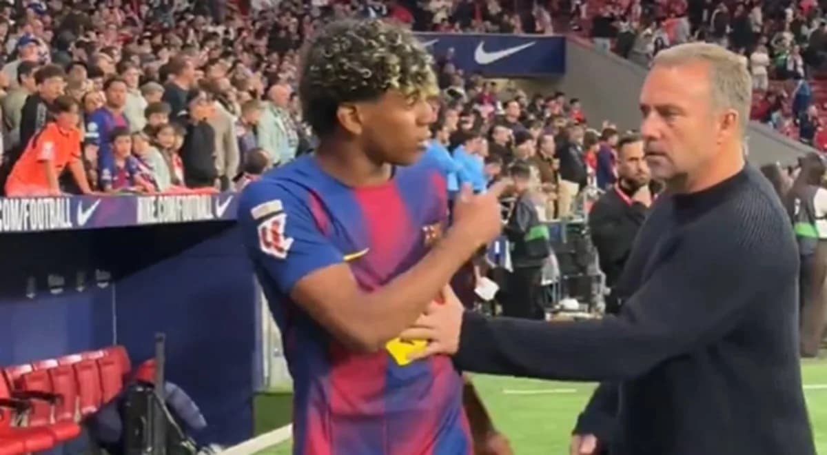 W Hiszpanii aż huczy po zachowaniu Yamala. To zrobił po golu Lewandowskiego [WIDEO]