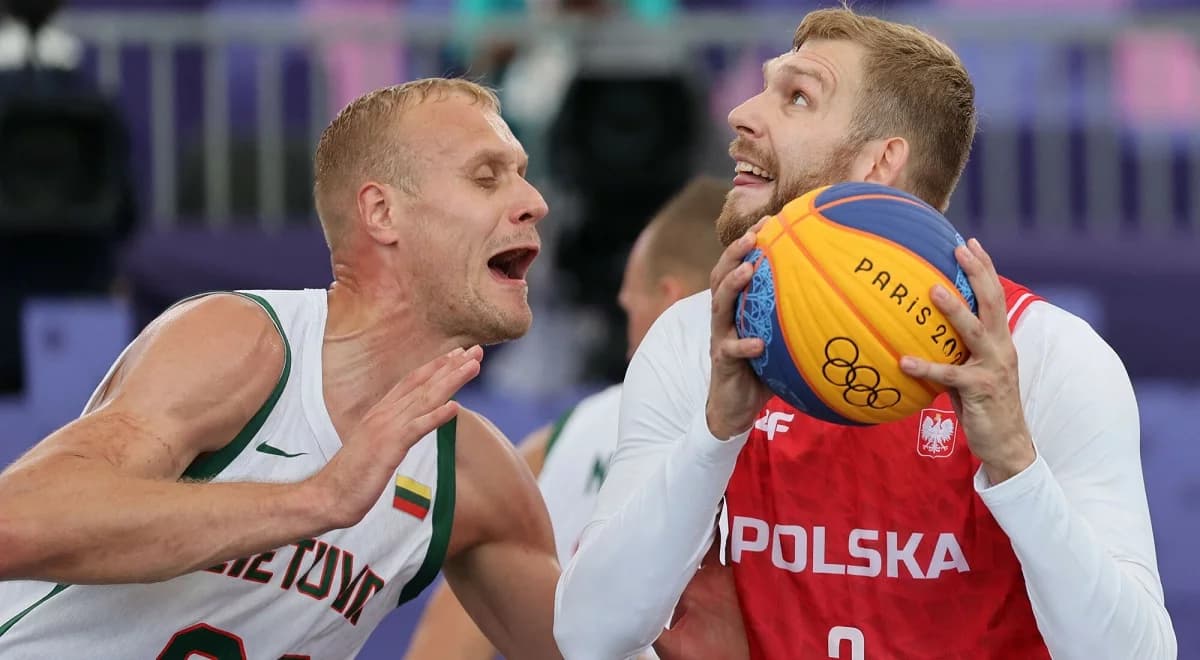 Paryż 2024. Polscy koszykarze 3x3 nie powalczą o medale. Baraż z Litwą przegrany: zabrakło skuteczności 