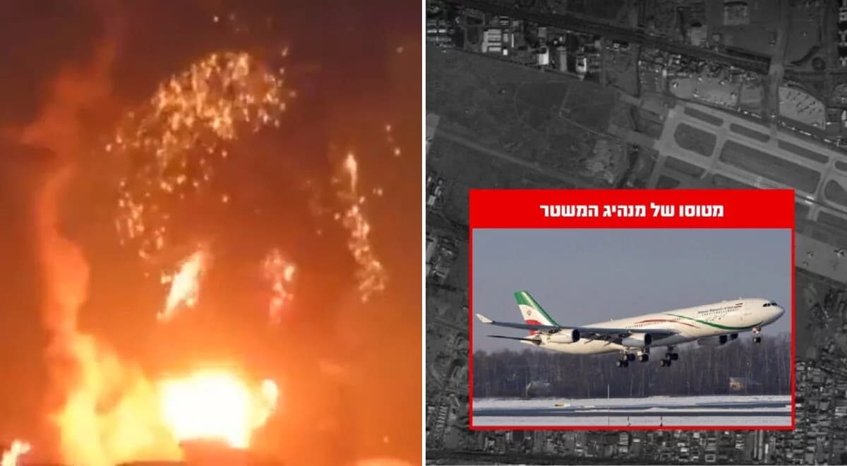 Izrael zniszczył irańskiego Air Force One. Potężna kula ognia