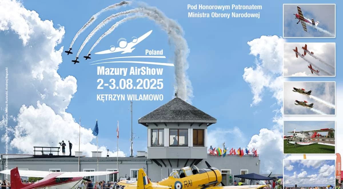 Mazury AirShow 2025. Relacje w Programie 1 Polskiego Radia 