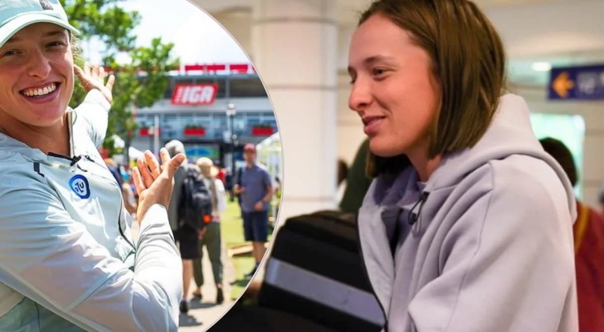 Iga Świątek tego się nie spodziewała. Zaskoczyli Polkę na lotnisku 