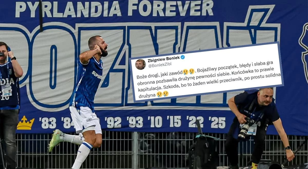 Lech Poznań nad przepaścią, Boniek nie wytrzymał: Boże drogi, jaki zawód
