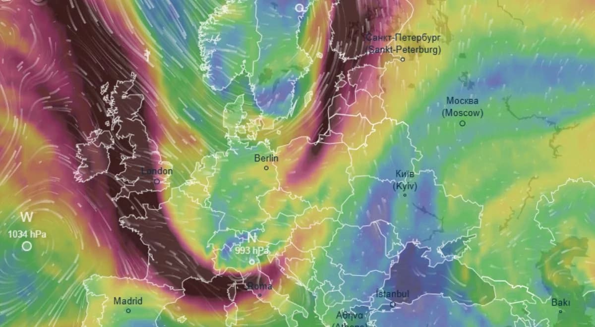 Prąd strumieniowy zaczyna falować. Meteorolodzy ostrzegają przed zmianą