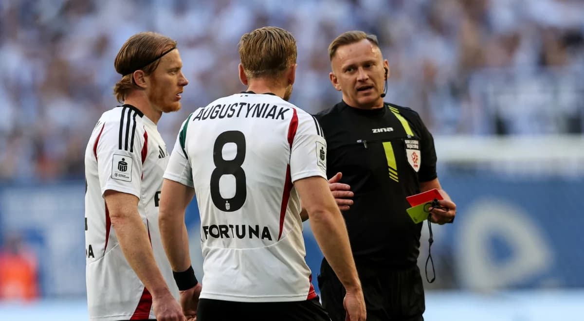 Ekstraklasa ogłasza: VAR popełnił błąd. Czerwona kartka dla Legii anulowana