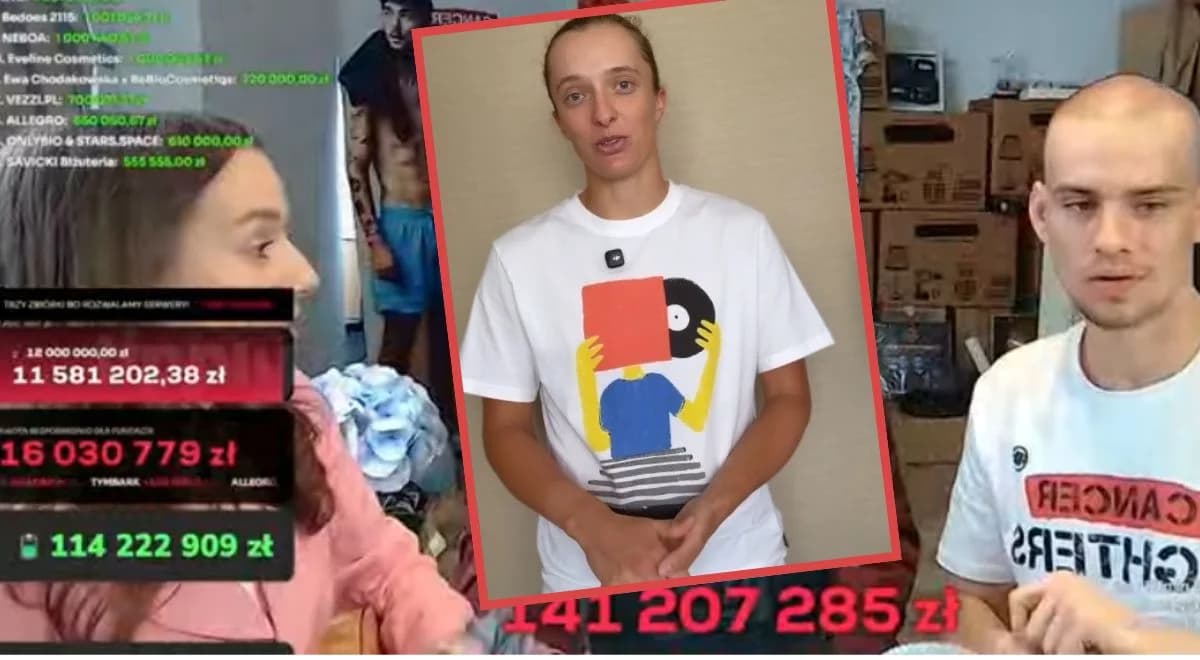 Iga Świątek wsparła akcję Łatwoganga. Po mistrzowsku rozbiła bank 