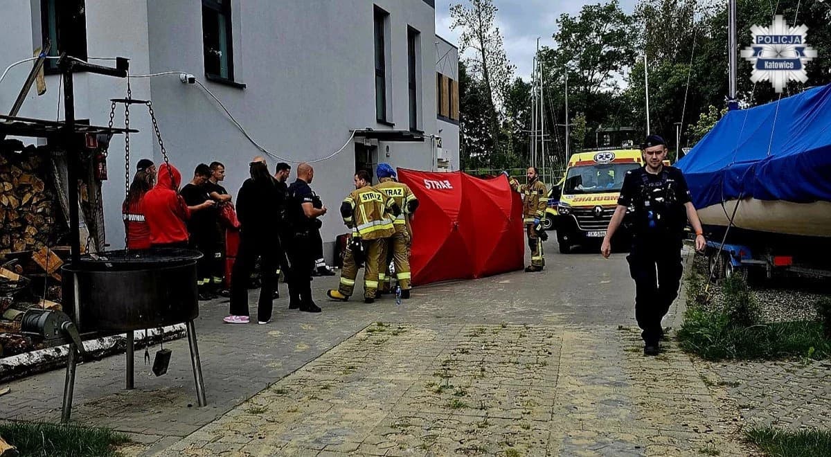 Tragedia w Katowicach. Chcieli się pościgać, 31-latek nie dopłynął do brzegu