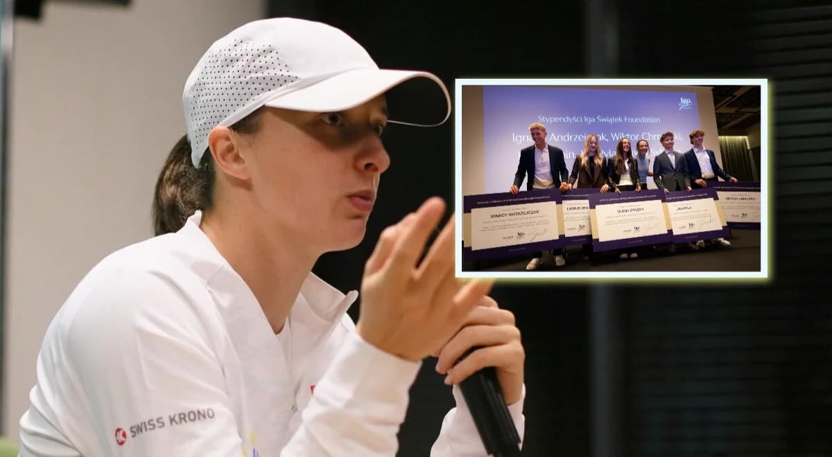 Poland’s top tennis star Iga Świątek announces scholarship finalists for young athletes