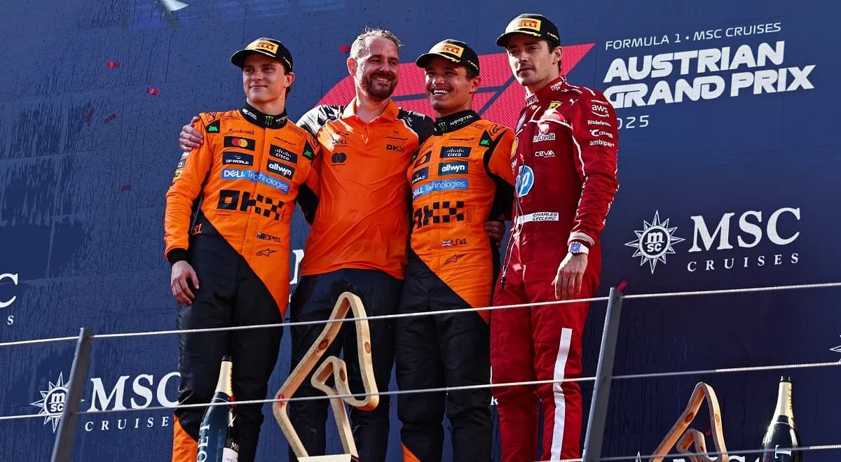 Wielki triumf McLarena w GP Austrii! Norris i Piastri najszybsi