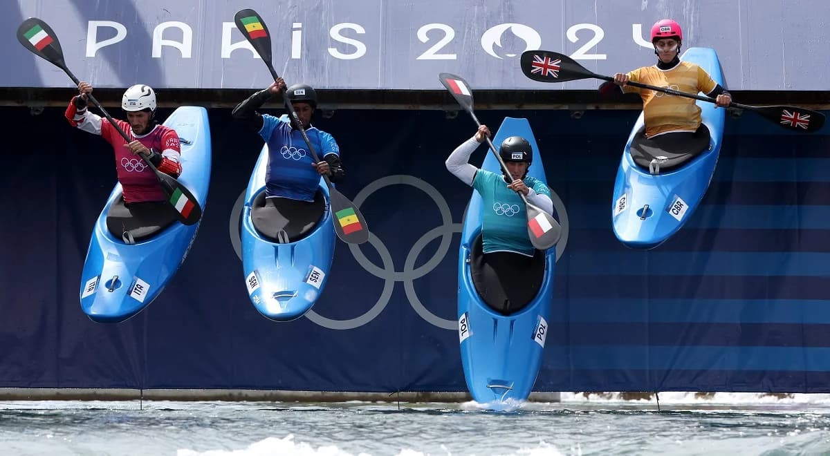 Paryż 2024. Mateusz Polaczyk w najlepszej ósemce kayak crossa. Emocje do samego końca!