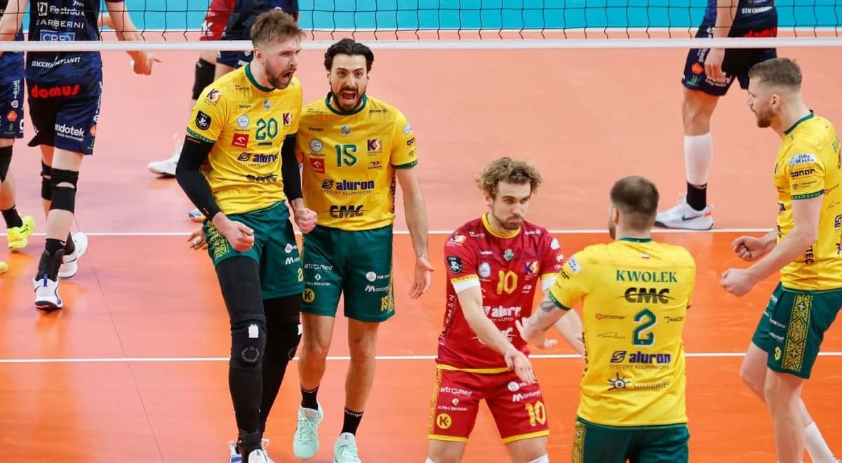 Aluron Zawiercie w półfinale Ligi Mistrzów. 2 sety wystarczyły