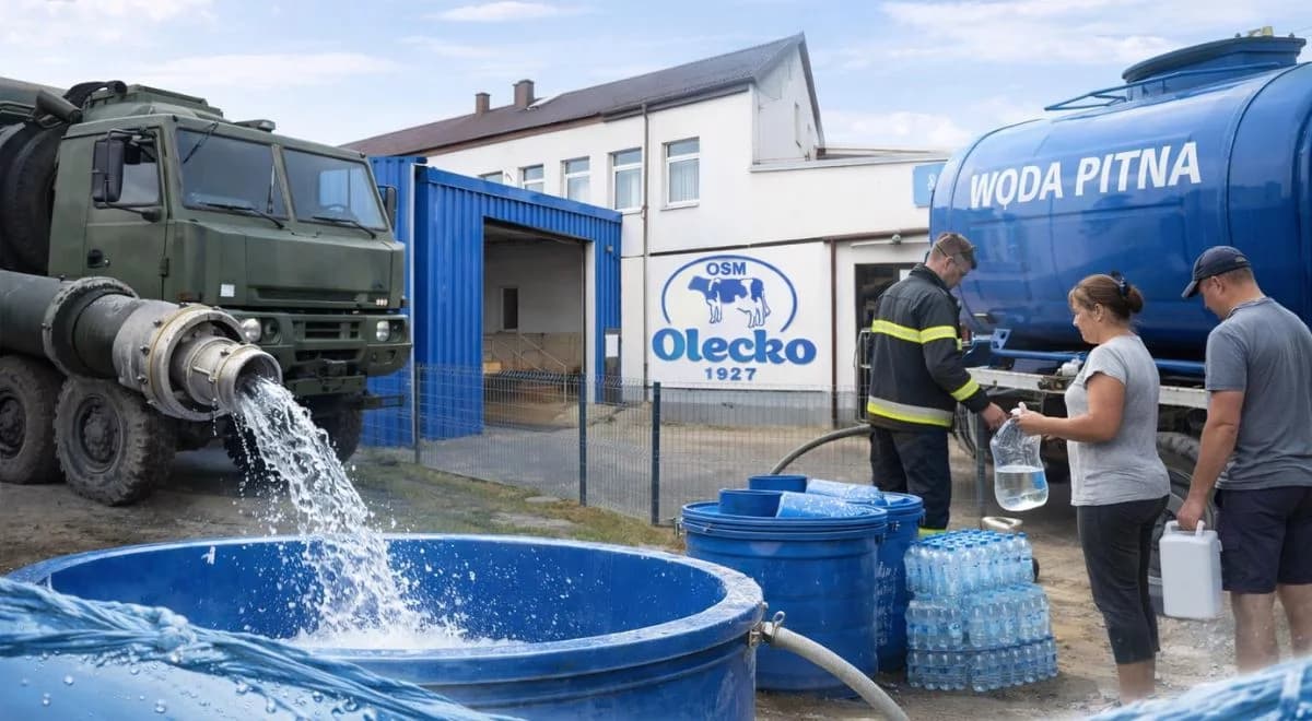Ruch prokuratury ws. skażonej wody w Olecku. "Narażenie na niebezpieczeństwo"