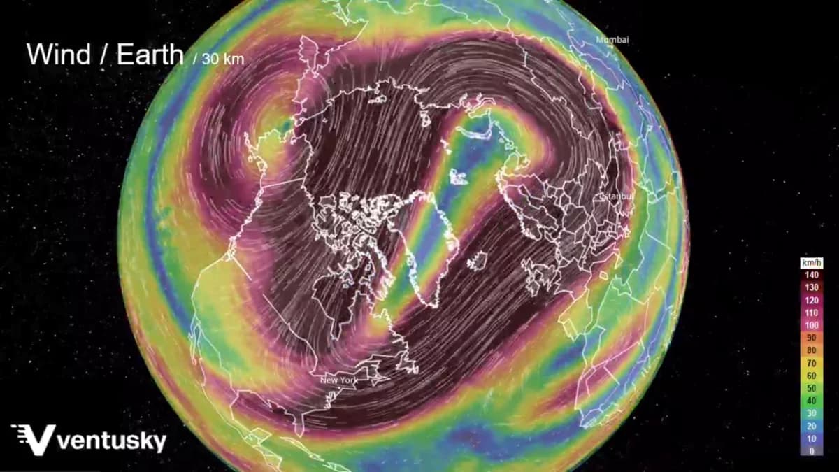 Wir polarny pękł na pół. Meteorolodzy: drastyczna prognoza dla Europy