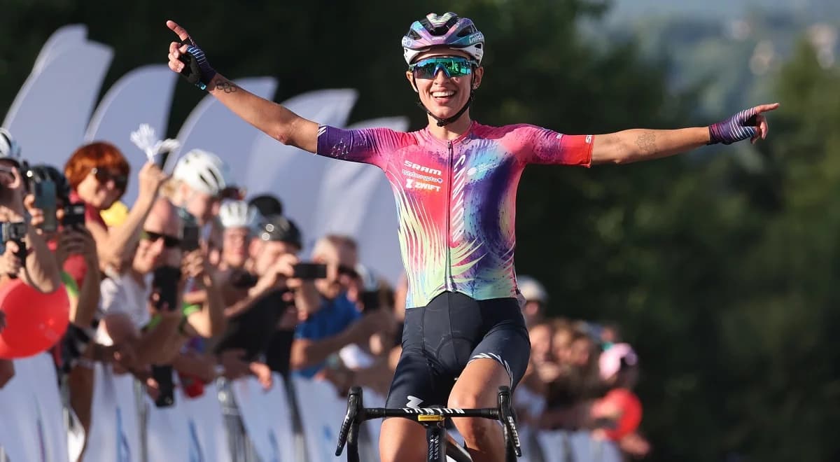 Katarzyna Niewiadoma świętuje podium Tour de France. "To jak zwycięstwo!"
