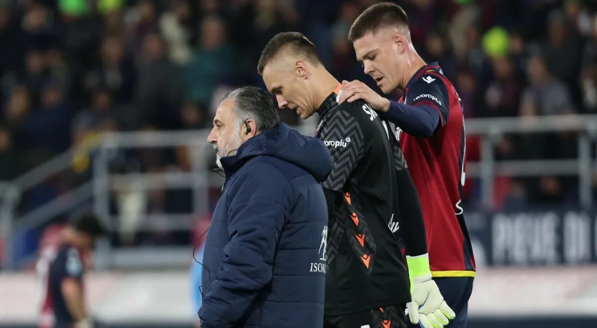 Łukasz Skorupski nie dokończył meczu z Lazio. Uraz Polaka przykrył pozytywną informację