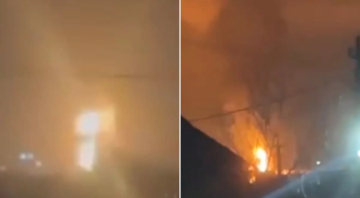 Kula ognia nad rosyjską rafinerią. Celne uderzenie ukraińskich dronów