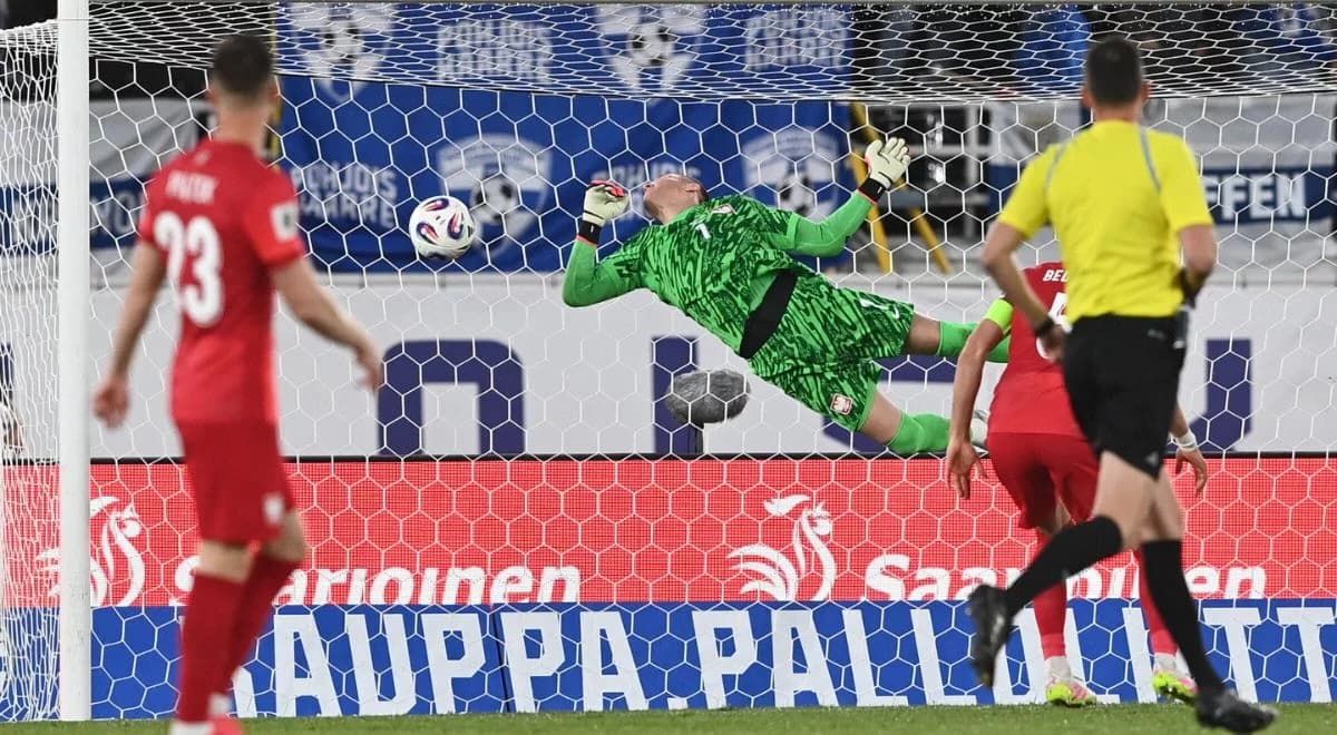 Gole w meczu Finlandia - Polska. Tak padły bramki w el. MŚ 2026