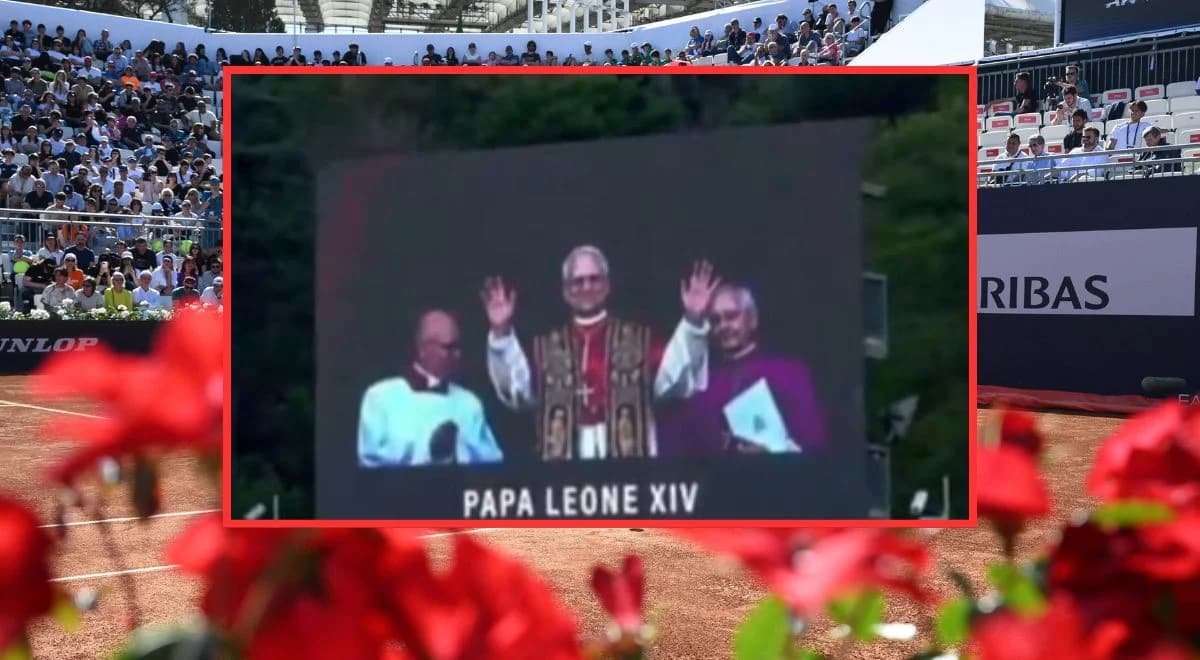 Świat tenisa poznał nowego papieża. Leon XIV na kortach w Rzymie