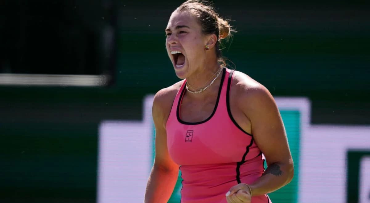 Finał Indian Wells pełen zwrotów akcji. Sabalenka wyszarpała tytuł 