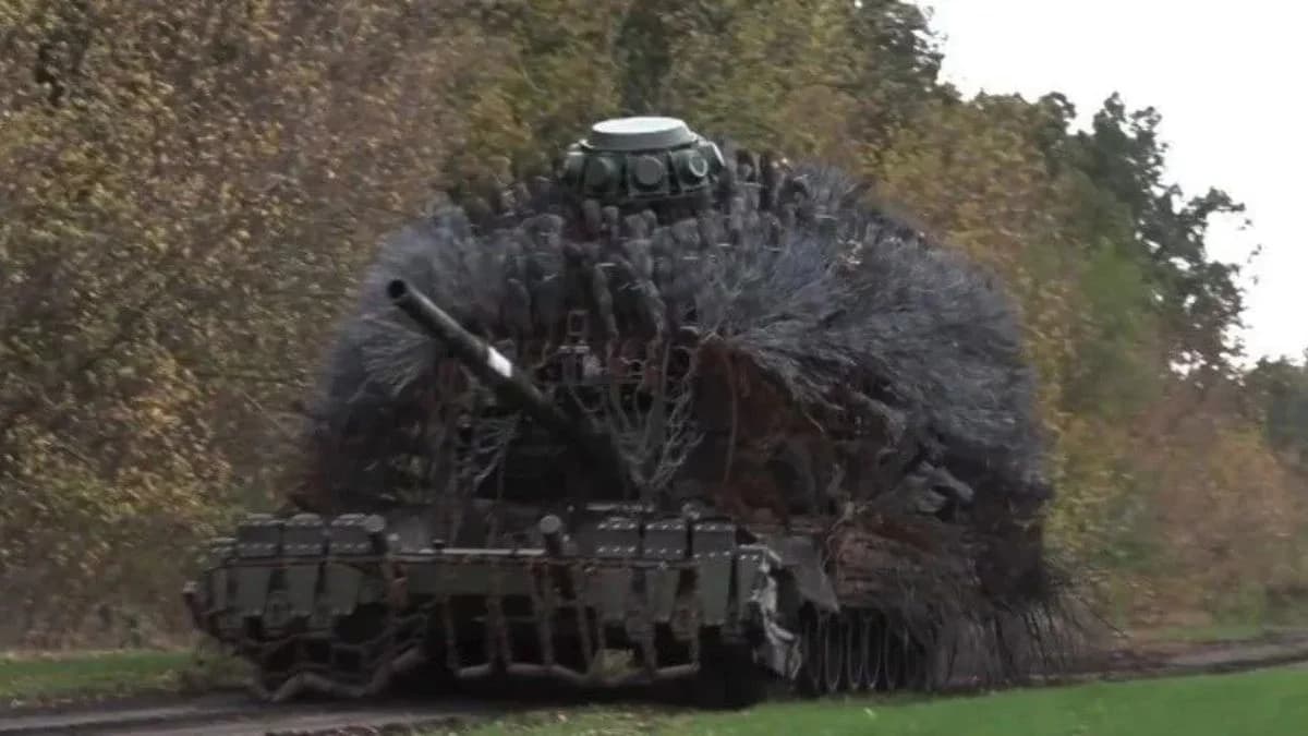 "Czołgi-jeże" na froncie. Nowa taktyka Rosjan i Ukraińców zaskakuje