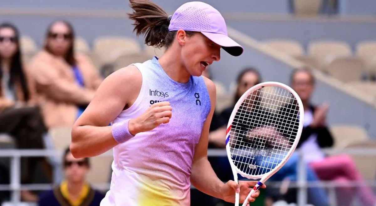 Wielkie zwycięstwo Świątek. Wojna nerwów na Roland Garros