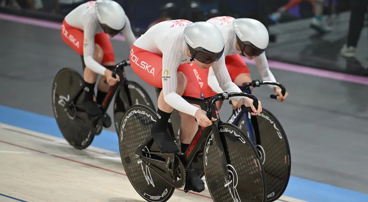 Paryż 2024. Polskie kolarki torowe siódme w sprincie drużynowym. Rekord Brytyjek