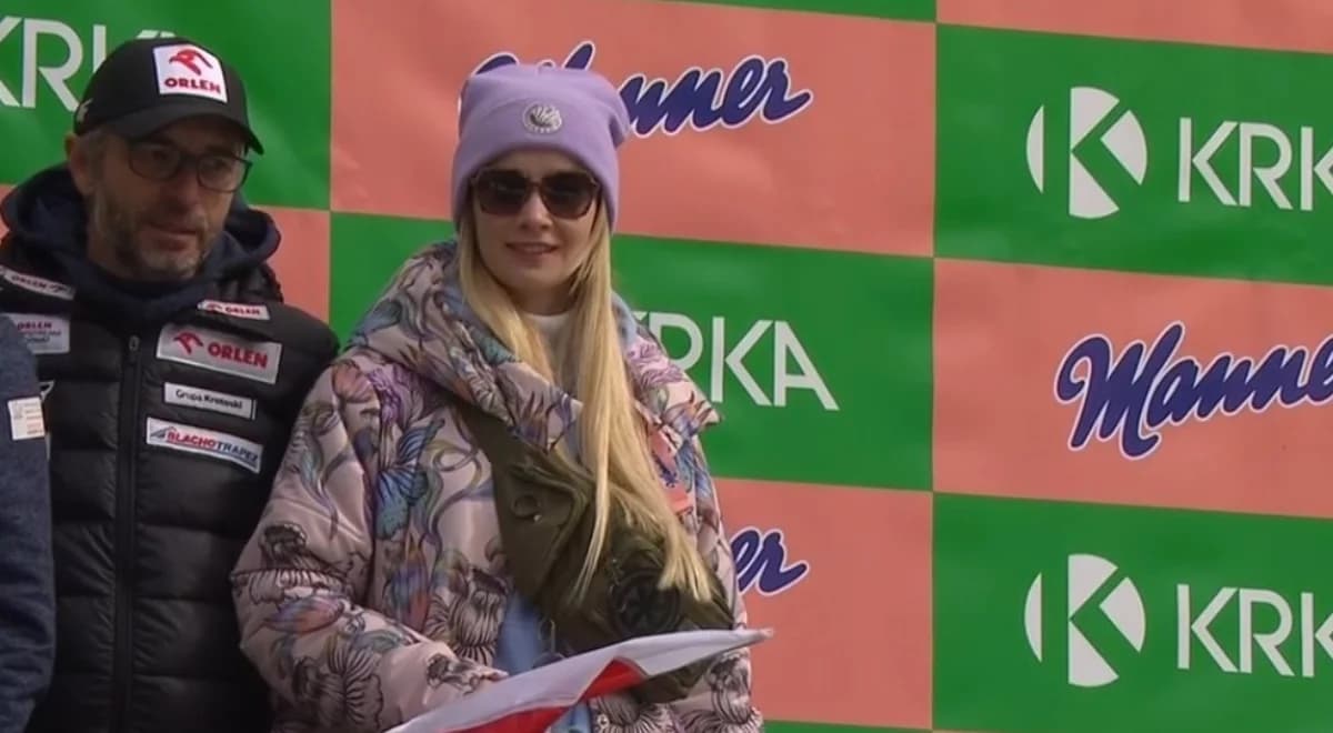 Ewa Bilan-Stoch wypuściła Kamila w ostatnim skoku. Wzruszająca scena