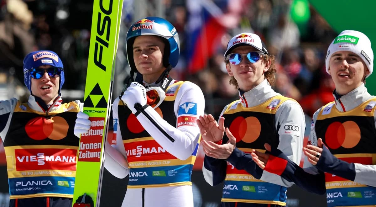 Wyniki konkursu drużynowego w Planicy. Polacy tym razem rozczarowali  