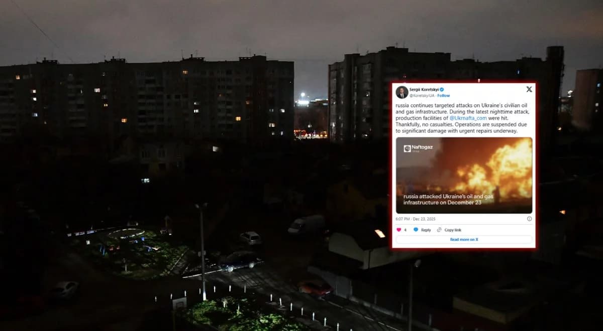 Rosja masowo uderza w zakłady Ukrnafty. Użyli niemal 100 dronów