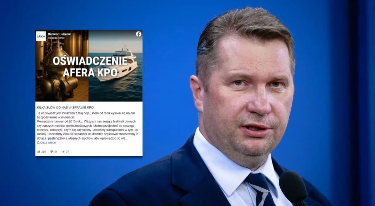 Posłowie PiS zaatakowali browar za dotację z KPO. Jest reakcja firmy