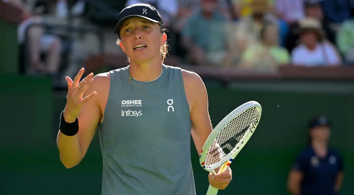 Świątek pokazała drugie oblicze w Indian Wells. Półfinał nie dla Polki