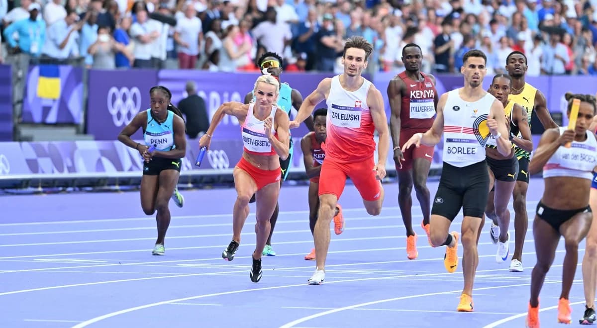 Paryż 2024. Polska sztafeta mieszana 4x400 m z awansem do finału. Rekord świata Amerykanów