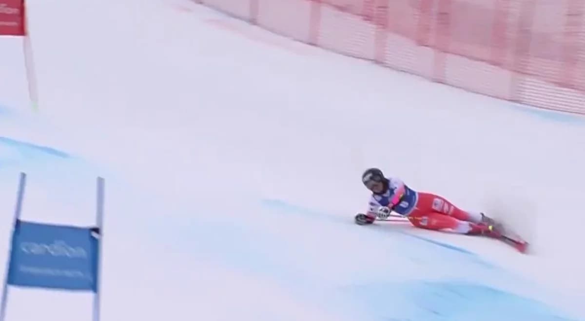 Maryna Gąsienica-Daniel wypadła z trasy. Była szósta na półmetku