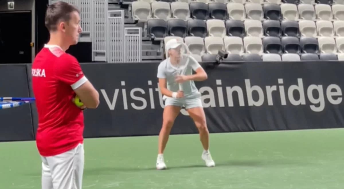 Tak trenuje Świątek przed Billie Jean King Cup. Polki szlifują formę w Gorzowie