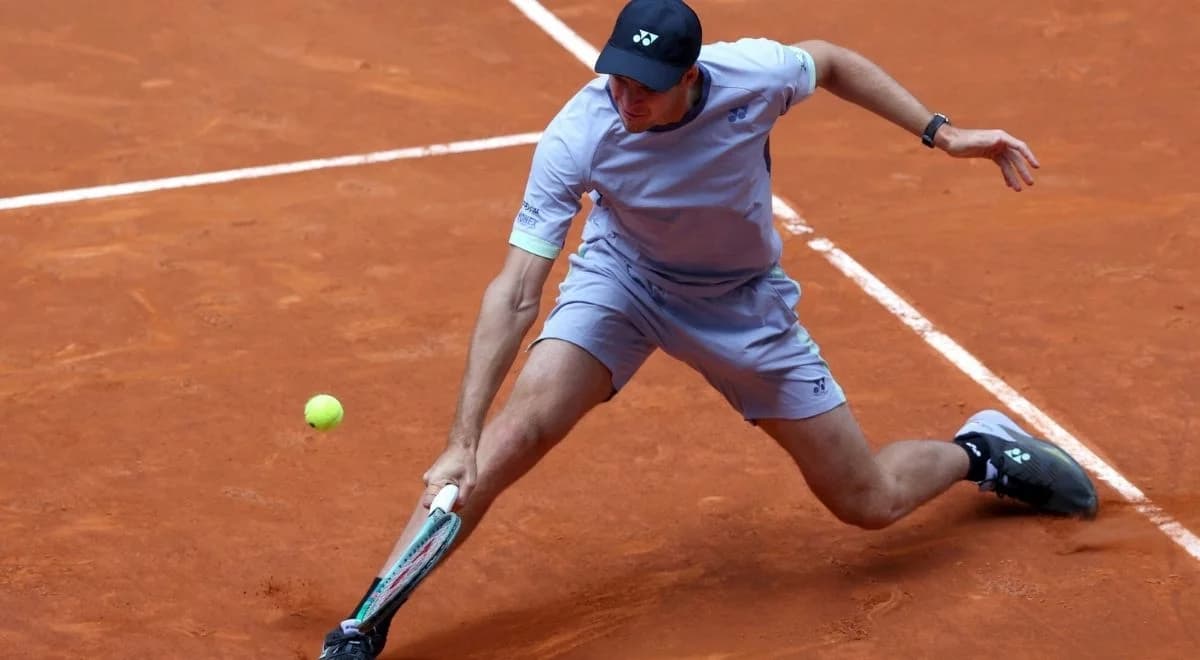 ATP Madryt. Hubert Hurkacz - Benjamin Bonzi. "Hubi" powrócił po przerwie [WYNIK ]