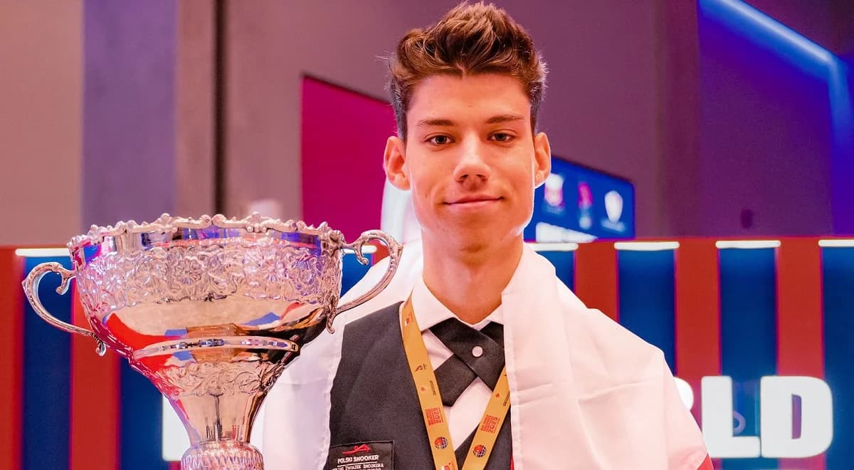 Polak mistrzem świata U-21 w snookerze! Sebastian Milewski rozbił rywala w finale